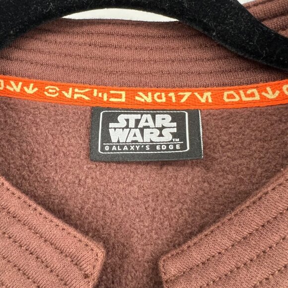 Star Wars DISNEY GALAXY EDGE JACKET Size medium brown full zipper - Picture 4 of 11